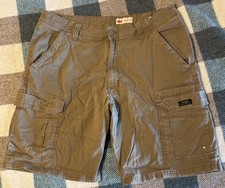 Wrangler Men's Relaxed Fit Cargo Shorts - Brown Size 36