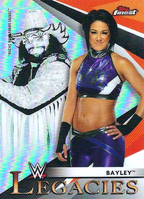 2021 Topps Finest WWE - Legacies Bayley / Macho Man Randy Savage #L-2