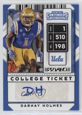 2020 Panini Contenders Draft Picks College Ticket Darnay Holmes #260 Auto 1l42