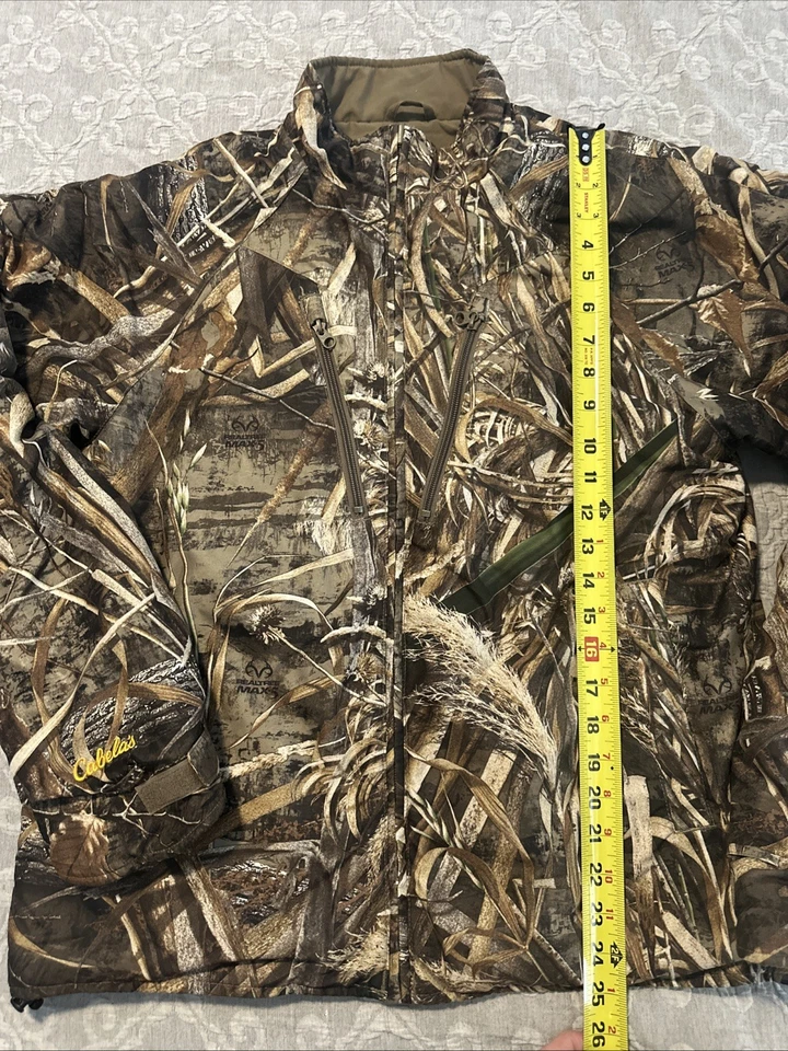 cabelas jacket M realtree max 5 reversible thinsulate hunting jacket brown - Image 4 of 4