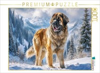 Calvendo Puzzle Leonberger In The Snow | 1000 Pieces, Finished Size 25.2 × 18.9