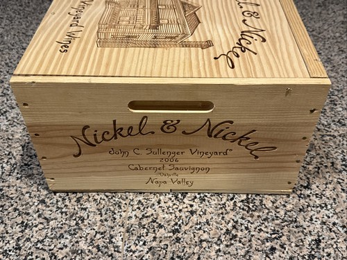 Nickel & Nickel 2006 Sullenger Vineyard 6-Bottle Empty Wooden Wine Crate - Picture 5 of 8