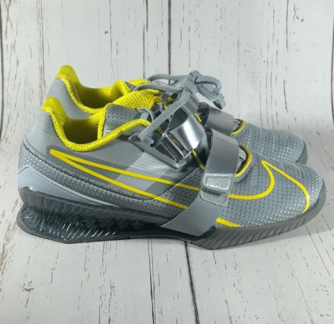 Nike Romaleos 4 Wolf Grey Lightening for Sale | Authenticity