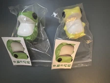 Froggy Vinyl Toys - Green And Neon Yellow By Frog Tree KASHI FROGS!