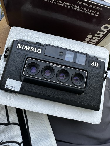 NIMSLO 3D Quadra Lens 35mm Film Camera W/ Original Box/ Instructions Never Used - Picture 6 of 10