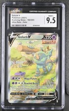CGC 9.5 GOLURK V 182 EVOLVING SKIES SWORD & SHIELD POKEMON MINT