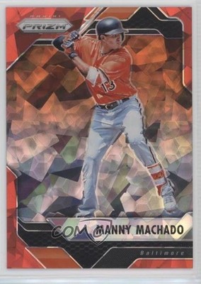 2017 Panini Chronicles Prizm Red Crystals Prizm 34/75 Manny Machado #30 b9e