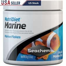 Marine Flakes Probiotics Garlic Vitamin C Nutritional Fish Food All Life Stages
