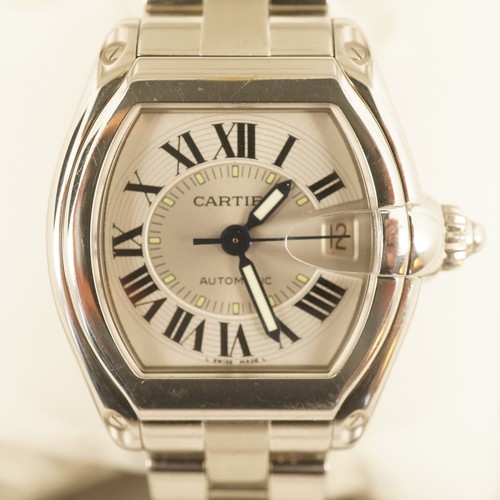 Cartier Roadster 2510 Stainless Steel 38mm Watch - Free Shipping USA