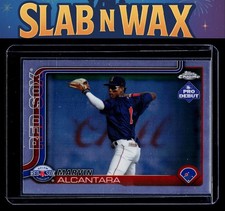 2025 Topps Pro Debut Marvin Alcantara #PDC-23 Red Sox Chrome