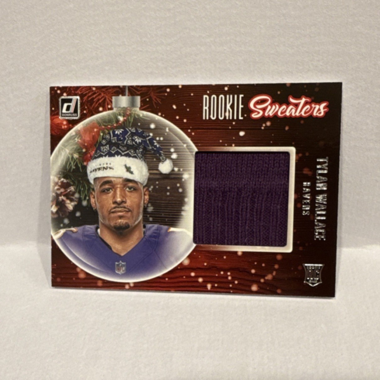 Panini Donruss 2021 Tylan Wallace Rookie Sweaters Ravens Card RS-TWA