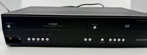 Lettore VCR/DVD Magnavox DV220MW9 con telecomando e cavi RCA testato e funzionante! - Foto 6 di 22