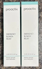 Lot Of 2 PROACTIV EMERGENCY BLEMISH RELIEF .33 Oz Bottle 2026 05/26 SEALED