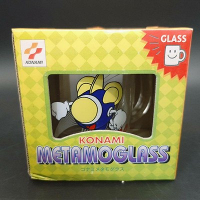 Konami Metamo 3 Glass Set Ganbare Goemon Twin bee Tokimeki 