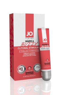 Jo Warm & Buzzy Original 10Ml, Adult Couple Kinky Erotic Body Lotion Cream, New