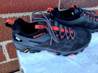 Merrill Select Dry Vibram Soles Men\'s Hiking Boots Size 14 MERRELL BOULDER Select Dry Vibram Megagrip Mid Hiking Boots  main image 2