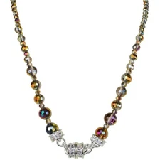Kirks Folly Belle of the Ball Magnetic Interchangeable Necklace SST Iridis
