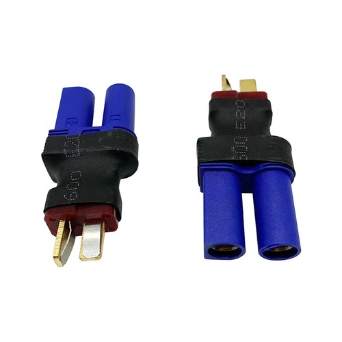 BDHI Series Battery Adapter Cable – 1 Female Deans (T-Plug) To 2 Male EC5 Connectors, 12AWG Wire, 10cm Length - View #7
