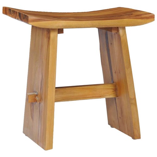 NNEVL Stool Solid Teak Wood - Picture 7 of 10