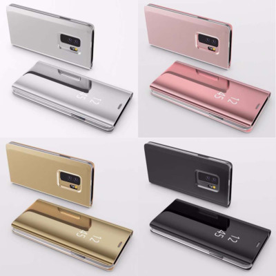 Schutzhülle Clear View Case Flip Cover Handy Tasche Bumper Für Samsung Galaxy S9