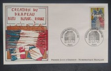 Enveloppe Premier jour 1990 Timbre Drapeau Tricolore N° 2669 Oblitéré Paris