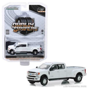 GREENLIGHT-Dually-Drivers-2018-Ford-F-350-Lariat-1-64-White