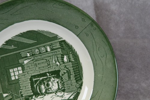 Royal Colonial Homestead Mittagessen Teller grün 9-1/8" Menge 6 - Bild 4 von 8