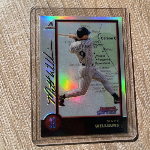 1998 Bowman Chrome International Refractor Matt Williams - Picture 2 of 3