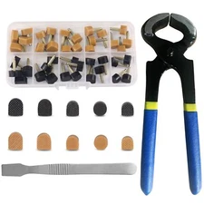 20 Pairs High Heel Replacement Tips Shoe Heel Repair with Removal Pliers