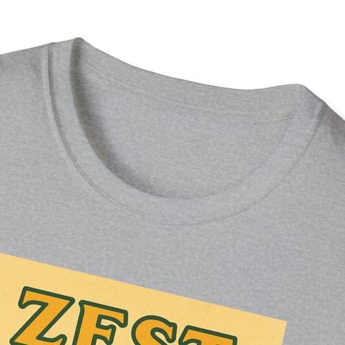 Zest for Life Unisex T-Shirt, Fun Tee, Gift for Citrus Lovers, Summer Vibes, - Picture 12 of 25
