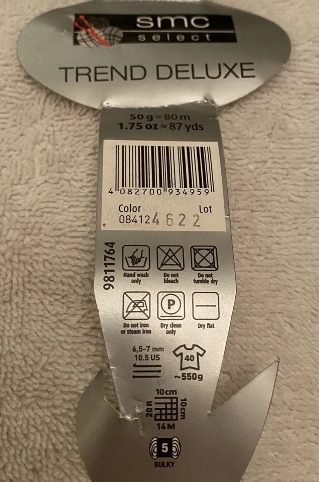SMC select Trend Deluxe/Alpaca Polyester Polyamide Blend Yarn 50g Color 08412 - Image 3 of 3