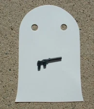 NICE CUSTOM White Cape & Black FLOAT Blaster Weapon 1977 Leia Vintage Star Wars