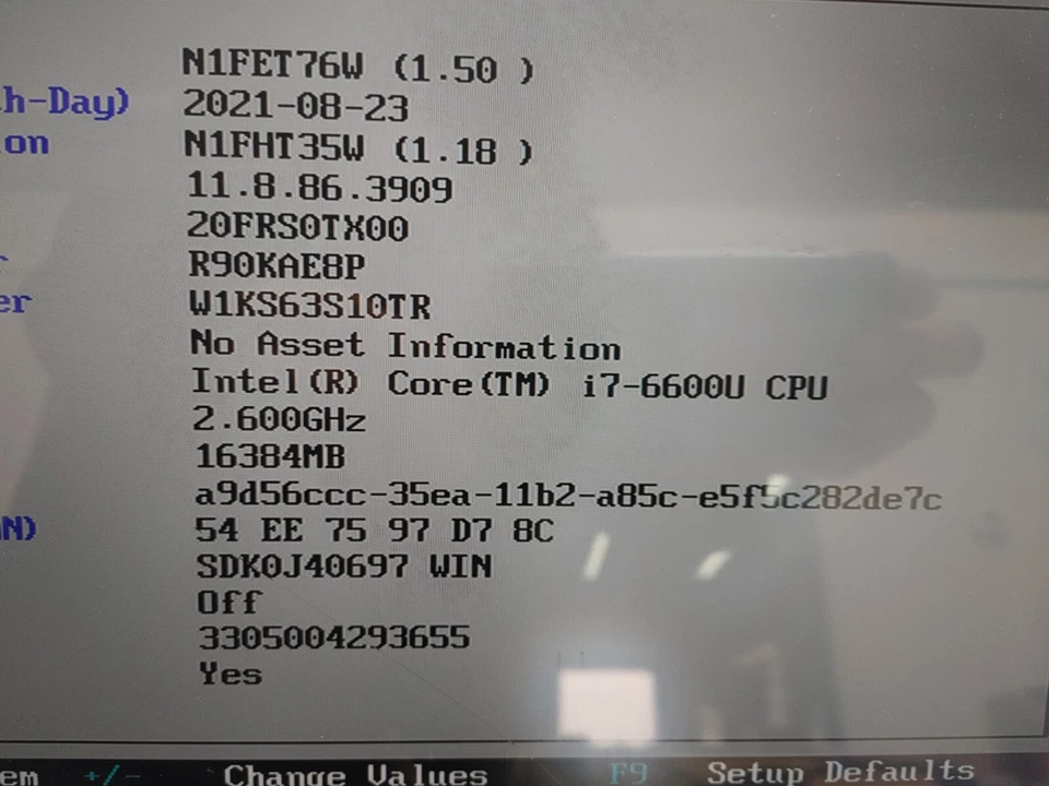 Lenovo ThinkPad X1 Yoga 1st Gen Core i7-6600U@ 2.60GHz, 16GB RAM, FOR PARTS ONLY - Image 2 of 4