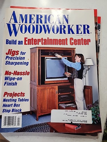 American Woodworker Magazine Andy Rooney Issue #63 #58 #61 #57 Set Lot Of 4 - Imagen 7 de 9