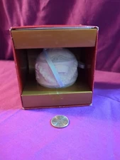 Lladro 2000 Christmas Ball Ornament Porcelain Ribbon With Box, Box Damaged