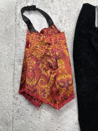 Barbie Clothes Lot #228 Velvet Skirt and Silky Top, Purse, Shoes - Picture 6 of 14