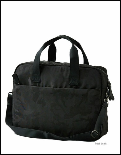 American Eagle Outfitters Mens AEO Messenger Shoulder Bag Camo BLACK 1505-5246 - Picture 2 of 2