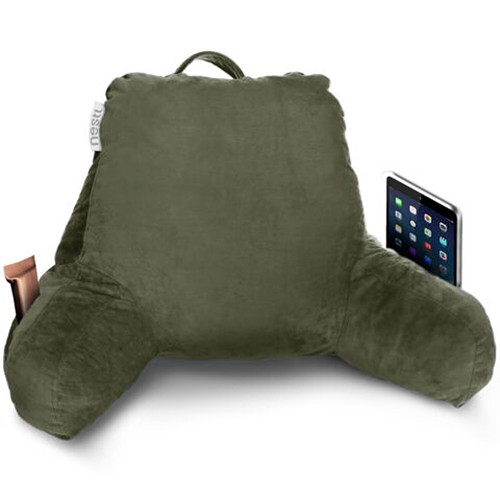 Bed Rest Reading Pillow for Kids & Teens Memory Foam TV Pillow With Arms Support - Picture 129 of 144