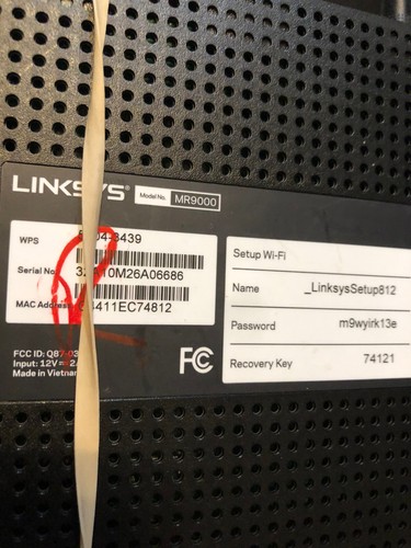 Linksys MR9000 Max-Stream Tri-Band AC3000Wi-Fi 5 Router Bundle with Powr Adapter - Picture 5 of 5