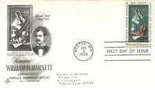 STAMP US SCOTT 1386 "William Harnett" 6 CENT 1969 FDC - B