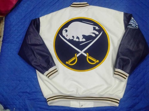 NHL Buffalo Sabres 2008 2018 Winter Classic beautiful Varsity Jacket - Picture 8 of 20