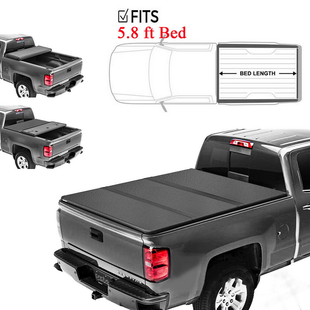 New Premium Hard Tonneau Cover For 20142018 Chevy Silverado 1500 5.8ft