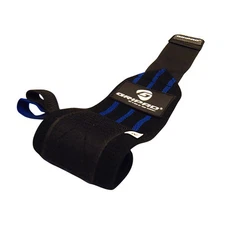 Black & Blue Gripad Wrist Wraps