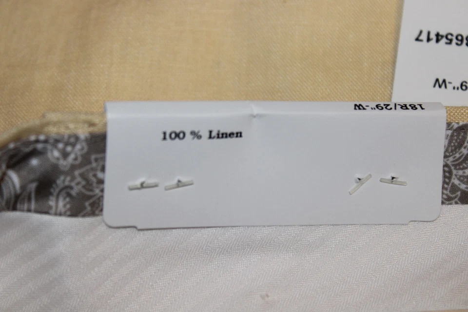 Новый Polo Ralph Lauren 100% льняные брюки молодой мужской костюм отдельный 18R 29 Вт весна - Изображение 3 из 4