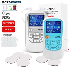 Tens Unit Muscle Stimulator Electronic Pulse Massager Rechargeable Pain Relief