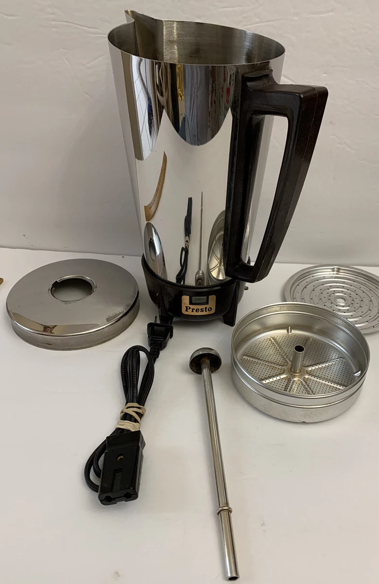 VTG Automatic Presto Submersible Percolator Coffee Maker Stainless KK 01-B  PARTS