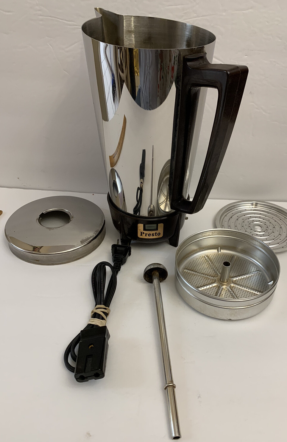 VTG Automatic Presto Percolator For Parts Only READ ENTIRE DESCRIPTION!