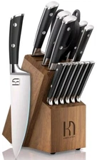 Knife Set 15 Pcs Japanese High Carbon Stainless Steel Kitchen Knife Sets Block