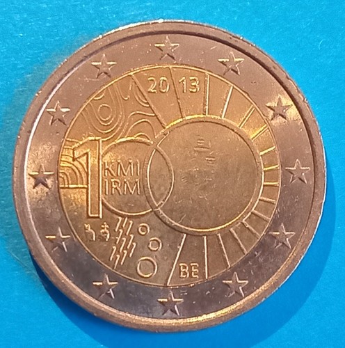 2 Euro Belgien Belgium Belgien 2013 IRM KMI Meteo