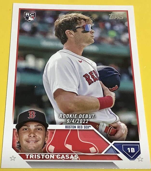 2023 Topps Update RC Triston Casas Rookie Debut Baseball